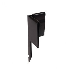 STEEL EDGING 90 DEG. CORNER BLACK LANDSCAPE EDGING STEEL
